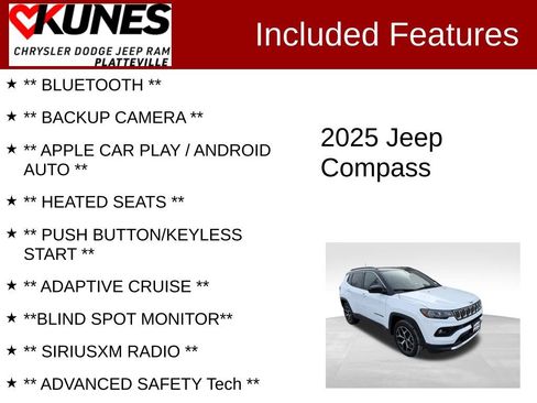 Used 2025 Jeep Compass Limited image 2