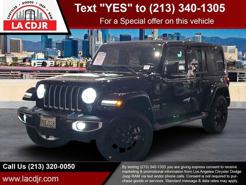 Used 2022 Jeep Wrangler Unlimited Sahara w/ Cold Weather Group image 1