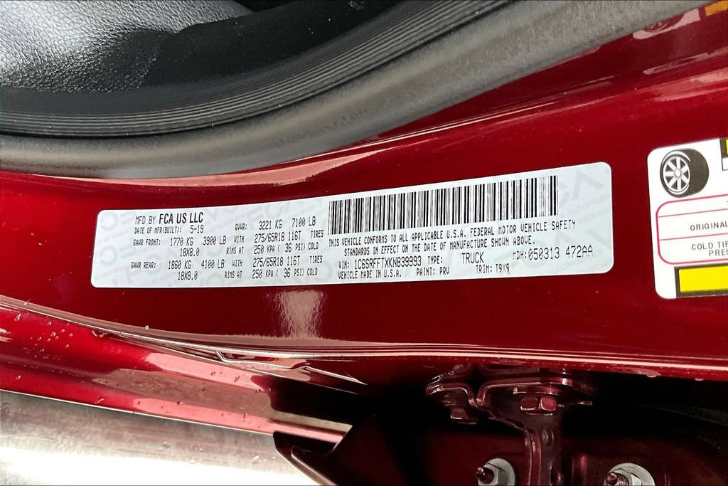 Used 2019 RAM 1500 Big Horn AWD/4WD image 17