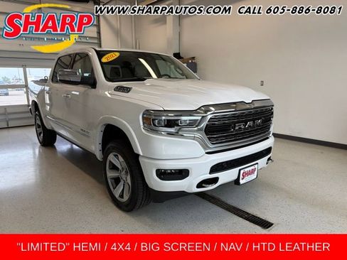 Used 2021 RAM 1500 Limited w/ Body Color Bumper Group AWD/4WD image 1