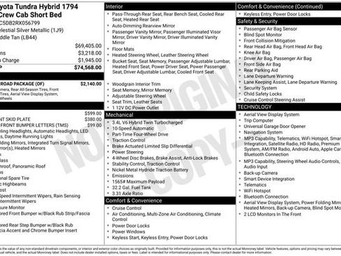 Used 2024 Toyota Tundra 1794 Edition w/ TRD Off-Road Package image 29