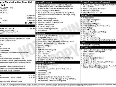 Used 2025 Toyota Tundra Limited w/ TRD Off-Road Package AWD/4WD image 34