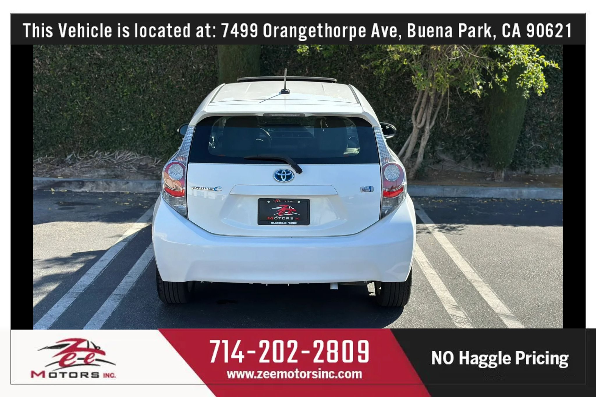 Used 2012 Toyota Prius C Four w/ Alloy Wheel Pkg FWD image 8
