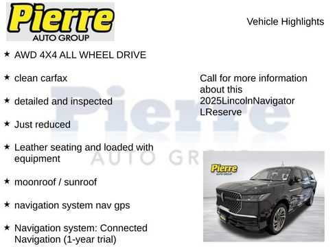 Used 2025 Lincoln Navigator L Reserve AWD/4WD image 7