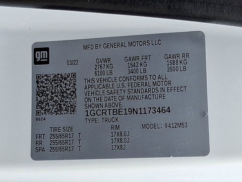 Certified 2022 Chevrolet Colorado W/T w/ WT Convenience Package AWD/4WD image 25