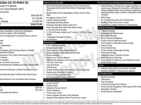 New 2026 MAZDA CX-70 SC image 22
