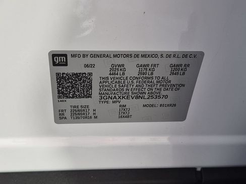 Used 2022 Chevrolet Equinox LT FWD image 40