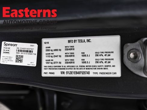 Used 2019 Tesla Model 3 Long Range AWD/4WD image 31