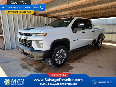 Used 2022 Chevrolet Silverado 2500 Custom w/ Custom Value Package AWD/4WD image 1