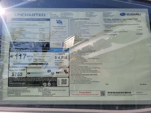 New 2026 Subaru Uncharted AWD image 35
