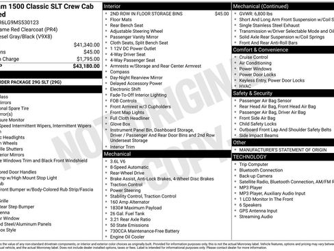 Used 2021 RAM 1500 Classic SLT RWD image 2