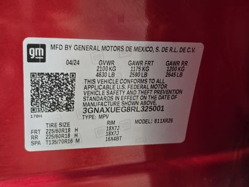 Used 2024 Chevrolet Equinox LT AWD/4WD image 34
