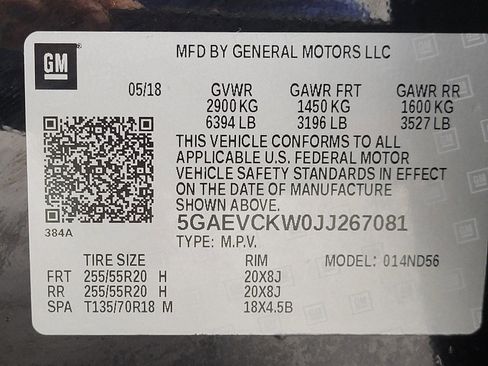 Used 2018 Buick Enclave Avenir w/ Avenir Technology Package image 30