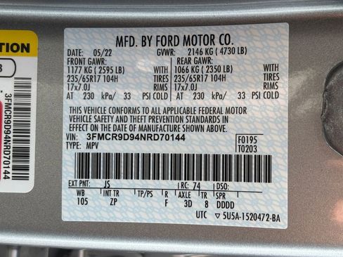 Used 2022 Ford Bronco Sport Badlands w/ Premium Package AWD/4WD image 36