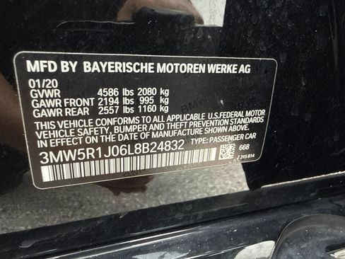 Used 2020 BMW 330i Sedan w/ Convenience Package RWD image 49