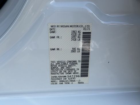 Used 2021 Nissan Altima 2.5 SV image 31