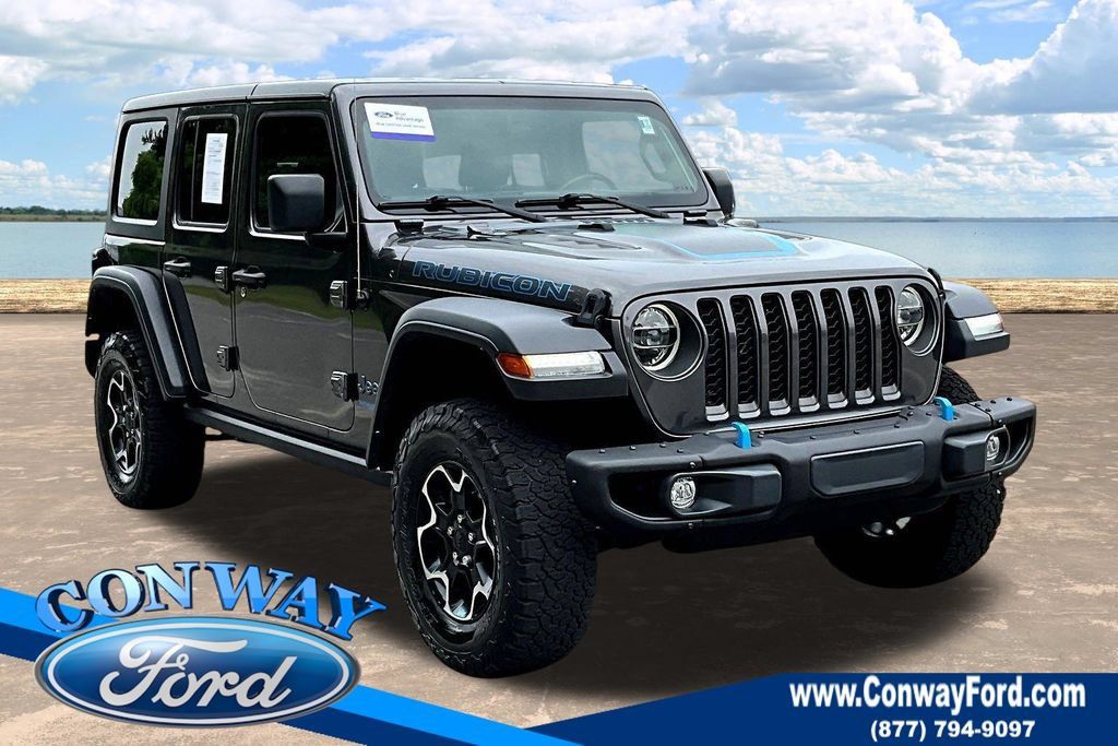 Used 2022 Jeep Wrangler Unlimited Rubicon 4xe w/ Steel Bumper Group AWD/4WD image 1