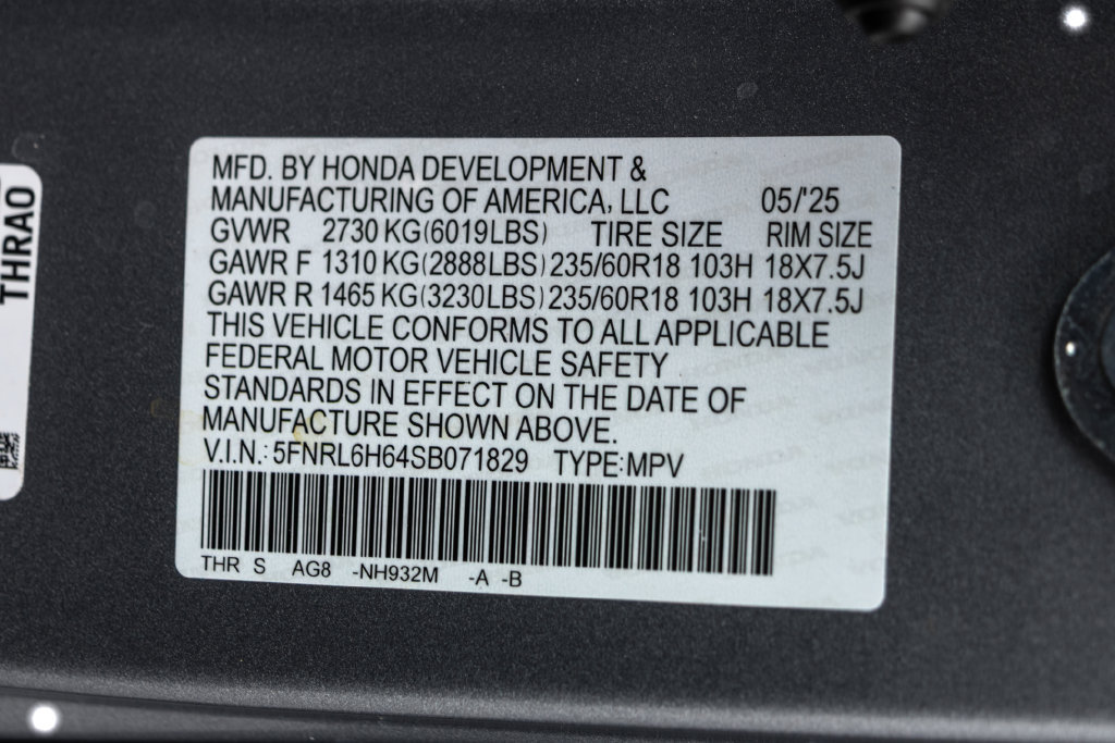 Used 2025 Honda Odyssey EX-L image 37