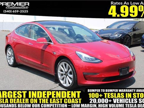 Used 2018 Tesla Model 3 Long Range AWD/4WD image 1