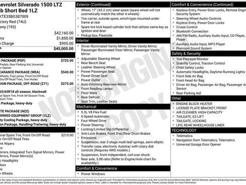 Used 2011 Chevrolet Silverado 1500 LTZ w/ LTZ Plus Package image 15