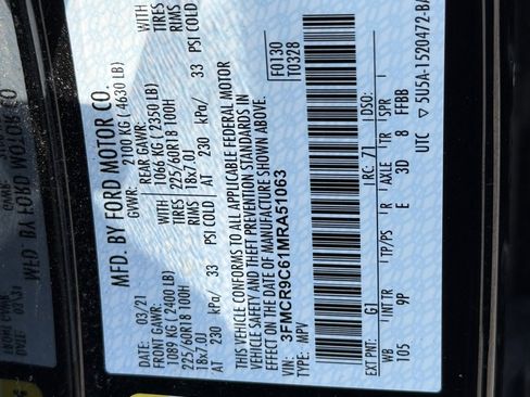 Used 2021 Ford Bronco Sport Outer Banks image 26