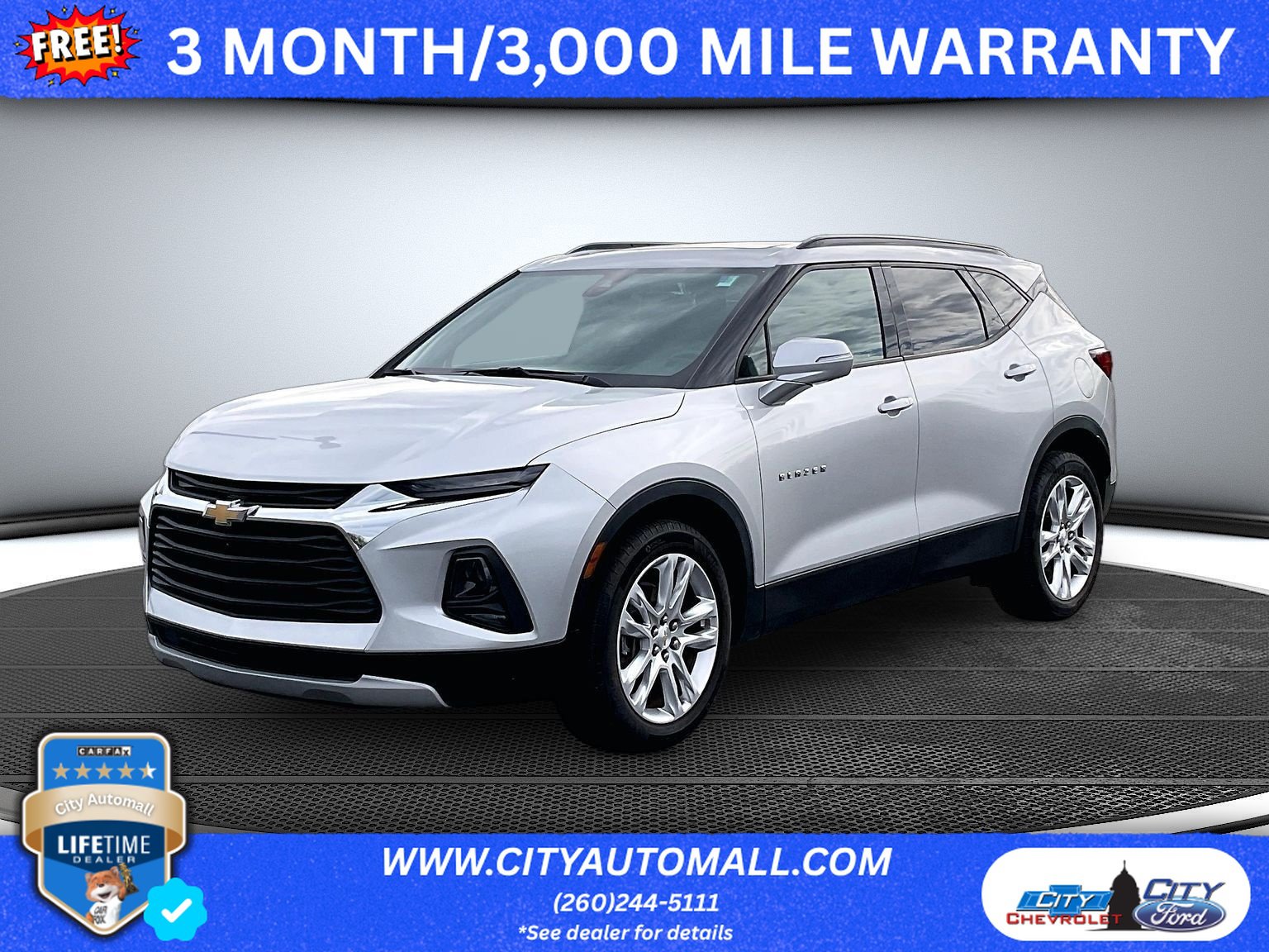 Used 2019 Chevrolet Blazer LT w/ Sun and Wheels Package AWD/4WD image 1