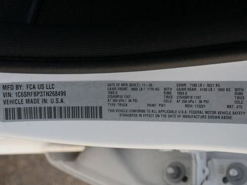 Used 2026 RAM 1500 Big Horn AWD/4WD image 7