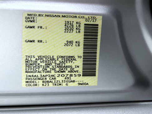 Used 2017 Nissan Altima 2.5 SV FWD image 25