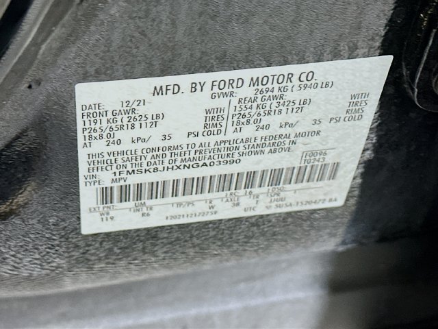 Certified 2022 Ford Explorer Timberline AWD/4WD image 33
