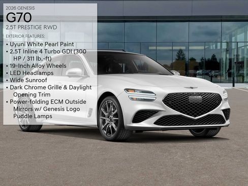 New 2026 Genesis G70 2.5T Prestige image 3