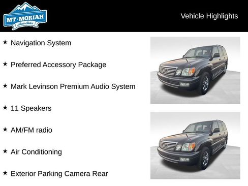 Used 2007 Lexus LX 470 4WD image 4