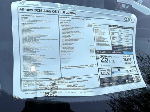 New 2025 Audi Q5 Premium Plus image 16