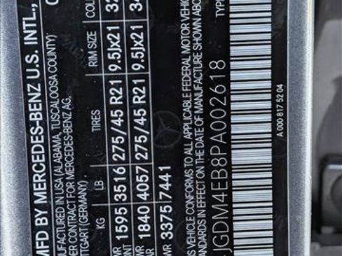 Used 2023 Mercedes-Benz EQS 580 4MATIC SUV image 23