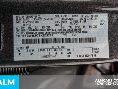 Used 2025 Ford F150 XLT w/ Equipment Group 301A Standard image 56