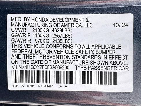 Used 2025 Honda Accord EX-L image 33