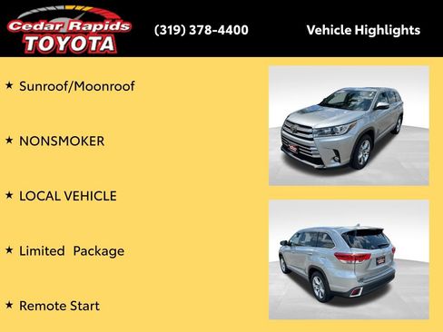Certified 2018 Toyota Highlander Limited AWD/4WD image 22