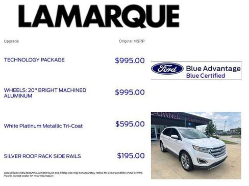 Certified 2018 Ford Edge Titanium w/ Technology Package FWD image 10