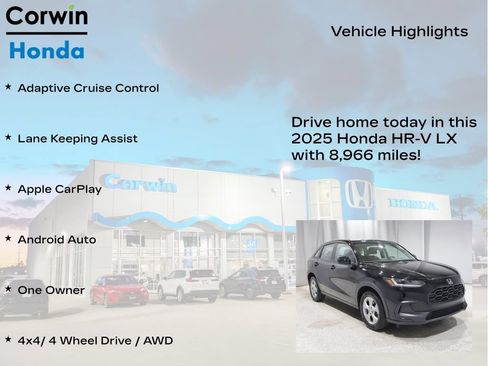 Used 2025 Honda HR-V LX image 6
