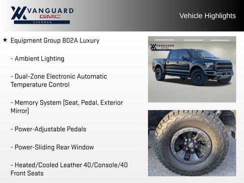 Used 2017 Ford F150 Raptor w/ Equipment Group 802A Luxury AWD/4WD image 16