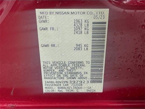 Used 2023 Nissan Altima 2.5 SV image 31