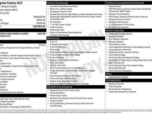 Used 2018 Toyota Camry XLE image 19