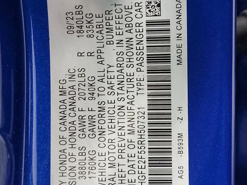 Used 2024 Honda Civic Sport image 32