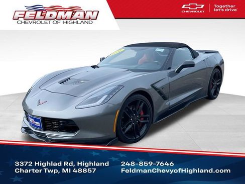 Used 2016 Chevrolet Corvette Stingray Convertible w/ 2LT Preferred Equipment Group RWD image 1