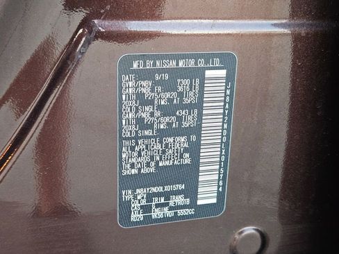 Used 2020 Nissan Armada SL w/ Premium Package image 32