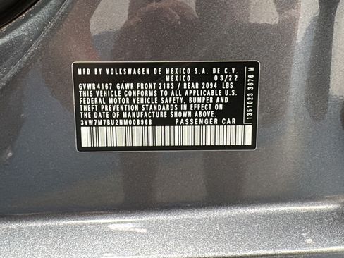 Used 2022 Volkswagen Jetta SE FWD image 28