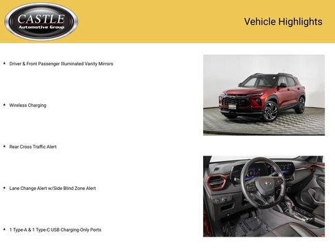 Used 2024 Chevrolet TrailBlazer RS w/ Convenience Package FWD image 8