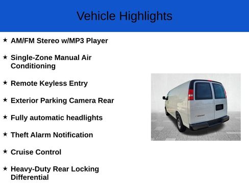 New 2025 Chevrolet Express 2500 w/ Communications Package image 2