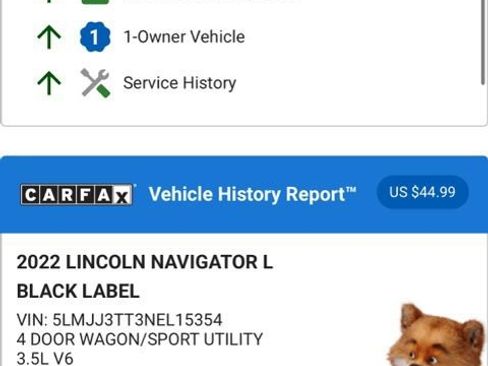 Used 2022 Lincoln Navigator L Black Label image 5