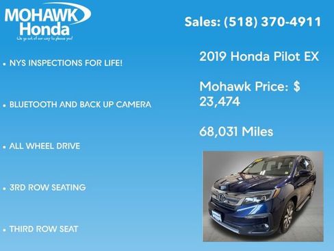 Used 2019 Honda Pilot EX image 7