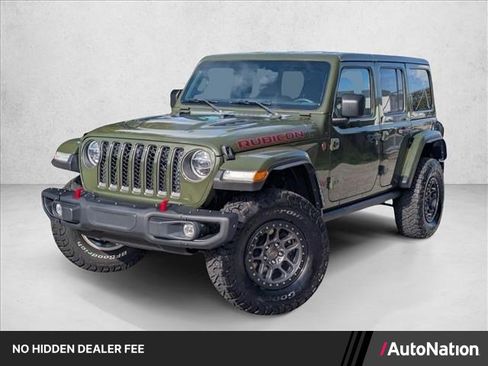 Used 2022 Jeep Wrangler Unlimited Rubicon w/ Xtreme Recon 35" Tire Package AWD/4WD image 1